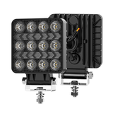 Odyssey 4" Square LED Off-Road Light with Position Light – 2,000 Lumens, 9-36V – Single Unit