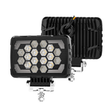 Odyssey 5" Square LED Off-Road Light with Position Light – 3,600 Lumens, 9-36V – Single Unit
