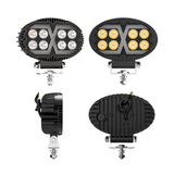 Odyssey 5" Slim LED Off-Road Light with Position Light – 1,600 Lumens, 9-36V – Single Unit