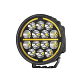 Odyssey 7" Round LED Off-Road Light with Position Light – 14,000 Lumens, 9-36V – Single Unit
