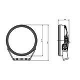 Odyssey 7" ECE R149 LED Driving Light with Position Light – 11,800 Lumens, 10-48V – Single Unit