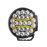 Odyssey 9" Round LED Off-Road Light with Position Light – 24,000 Lumens, 9-36V – Single Unit