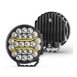 Odyssey 9" Round LED Off-Road Light with Position Light – 24,000 Lumens, 9-36V – Single Unit