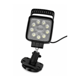27W Heavy Duty LED Magnetic Swivel Work Lamp with Handle – 1,400 Lumen, 10–80V, Magnetic/Bolt Mount