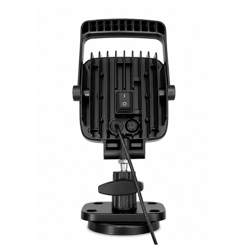 27W Heavy Duty LED Magnetic Swivel Work Lamp with Handle – 1,400 Lumen, 10–80V, Magnetic/Bolt Mount