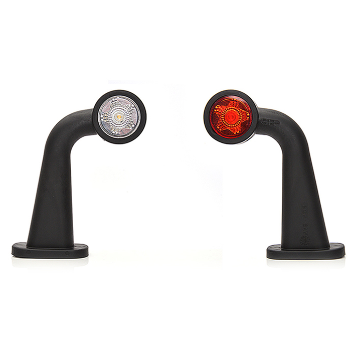 WAS W21.5 Star LED Truck Side Marker Front and Rear Lamp - 90 Degree