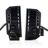 TRALERT® Phantom LED Driving Light 7" – 12,000lm Dark Look Black, 12–24V with Dual Colour Position Light