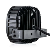 TRALERT® Phantom LED Driving Light 7" – 12,000lm Dark Look Black, 12–24V with Dual Colour Position Light