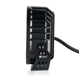 TRALERT® Phantom LED Driving Light 7" – 12,000lm Dark Look Black, 12–24V with Dual Colour Position Light