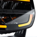 TRALERT® Phantom LED Driving Light 9" – 16,000lm Dark Look Black, 12–24V with Dual Colour Position Light