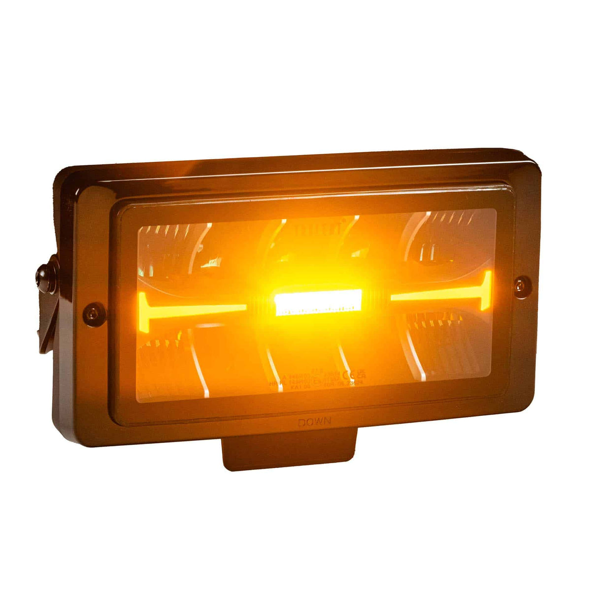 TRALERT® Atlas+ 220 LED Driving Light – 12–24V with Dual Colour Position & R65 Warning Light