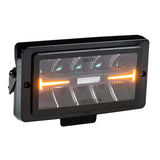 TRALERT® Atlas+ 220 LED Driving Light – 12–24V with Dual Colour Position & R65 Warning Light