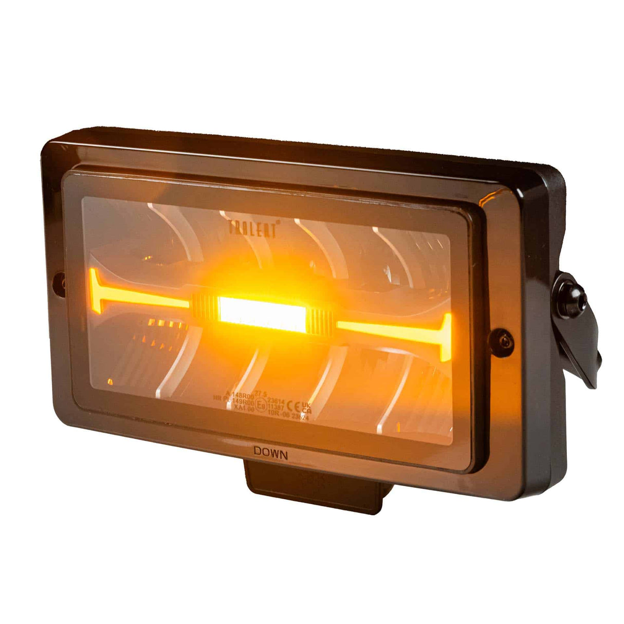 TRALERT® Atlas+ 220 LED Driving Light – 12–24V with Dual Colour Position & R65 Warning Light