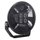 TRALERT® Graveler Round LED Driving Light – 12,000 Lumen with White & Amber Position Light, ECE Approved, 9–36V