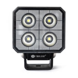 TRALERT® Onix Square LED Work Light – 3800lm Flood Beam, 40W, 12–24V with Integrated DT Connector