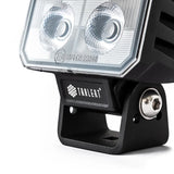 TRALERT® Onix Square LED Work Light – 3800lm Flood Beam, 40W, 12–24V with Integrated DT Connector