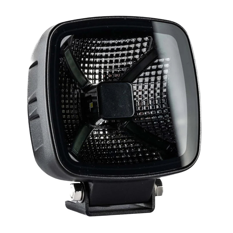 TRALERT® Onix LED Work Light – 5948lm Flood Beam, 12–24V with Red, White & Amber Position Lights