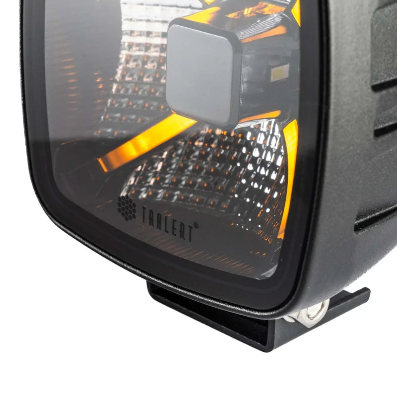 TRALERT® Onix LED Work Light – 5948lm Flood Beam, 12–24V with Red, White & Amber Position Lights