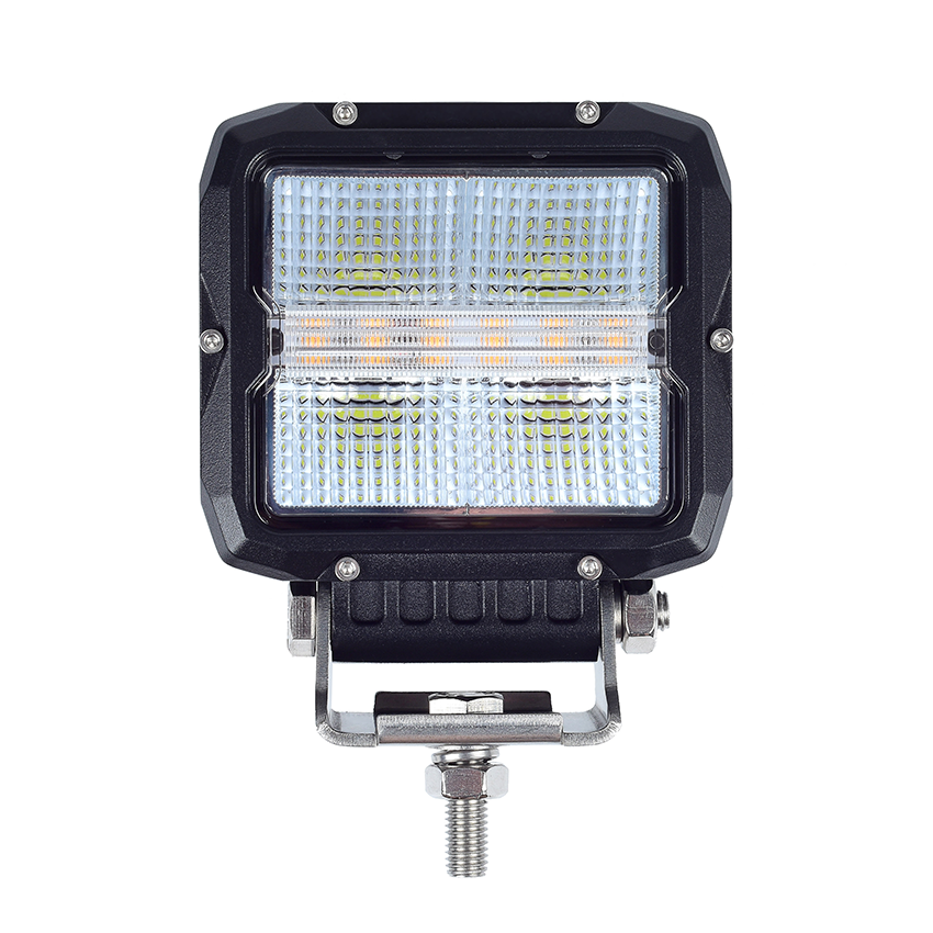 Lightbar UK FORGE™ TriMode – 60W Professional LED Work Lamp with DRL & R65 Strobe (12/24V)