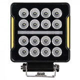 Truck LED Square LED Work Light 16 High-Output LEDs + Integrated LED Strip - 12/24V