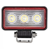 Truck LED Red Line 3 LED Compact Mini Rectangular Flood Lamp