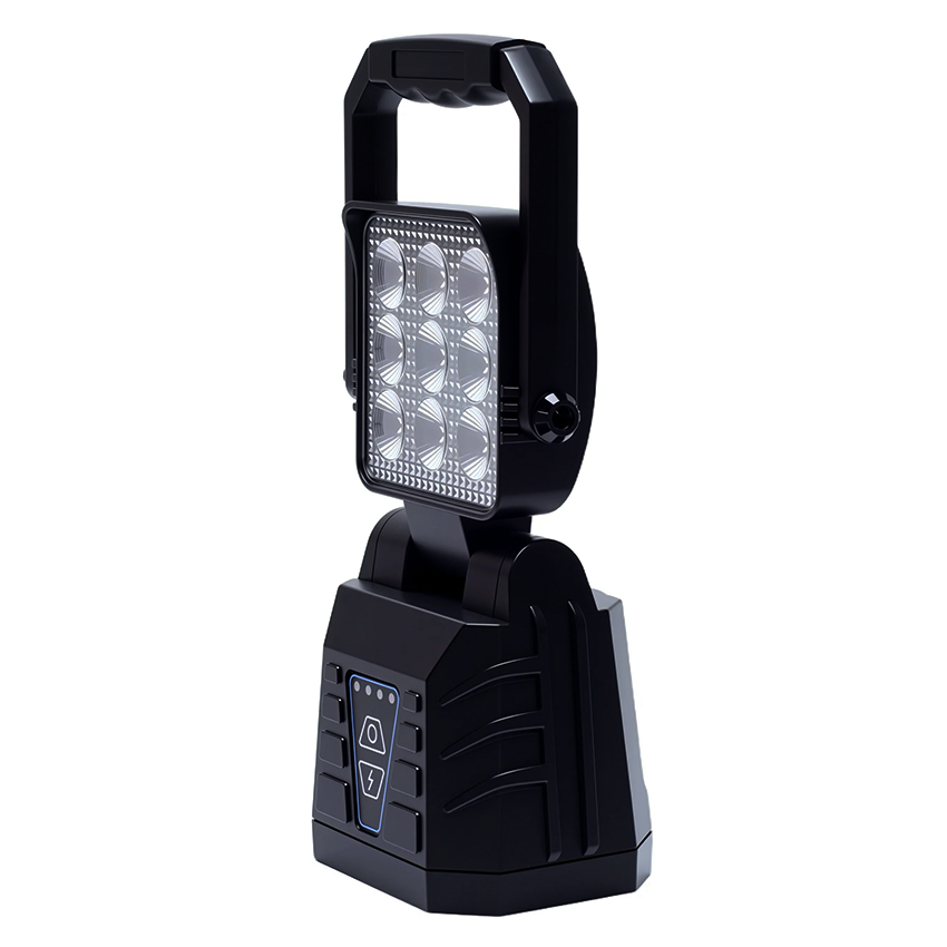 NORD™ Command – Rechargeable LED Work Lamp with Amber Warning Strobe (Portable Heavy Duty)