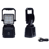 NORD™ Command – Rechargeable LED Work Lamp with Amber Warning Strobe (Portable Heavy Duty)