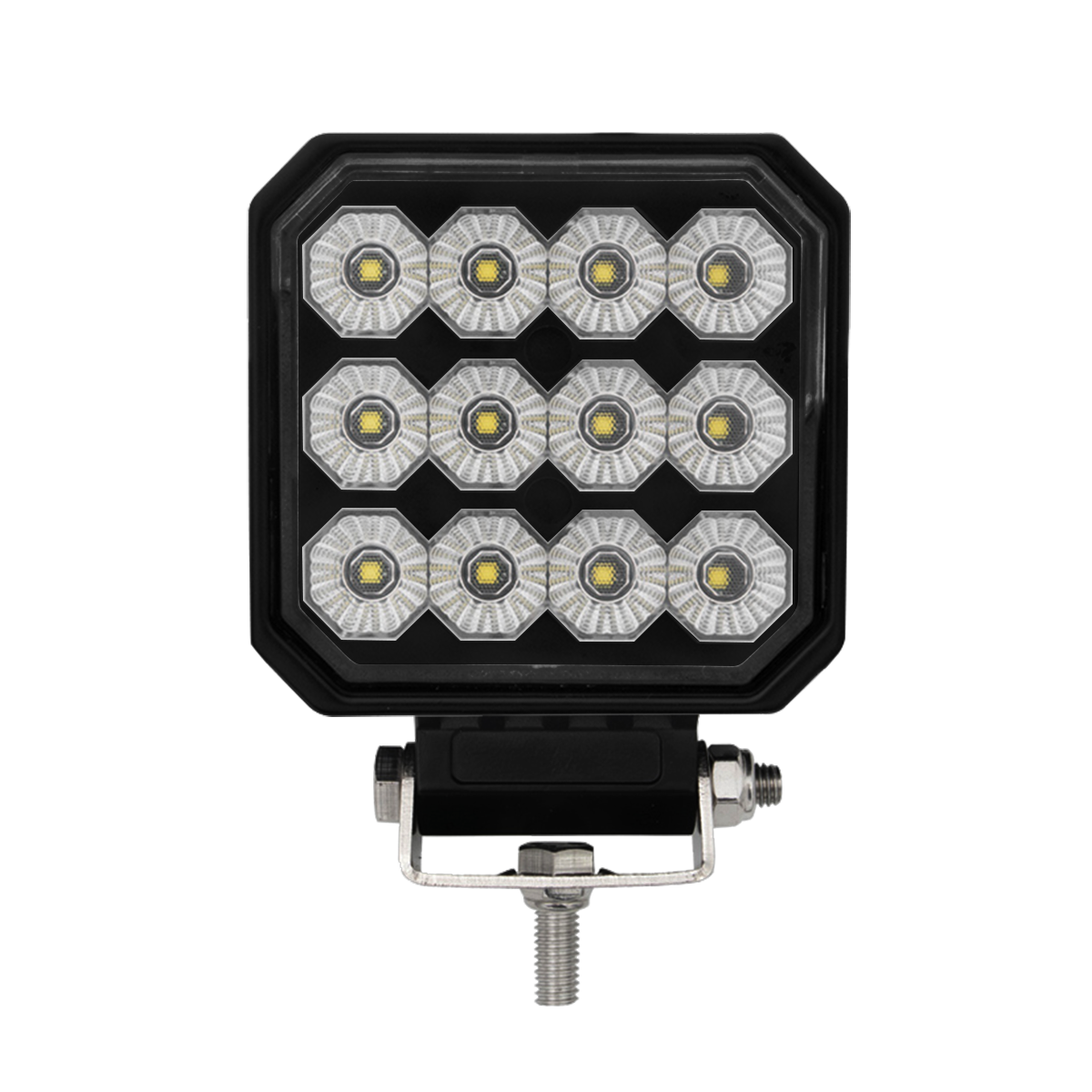 6100 Series Premium Vehicle Square LED Flood Work Lamp 12/24V - 36W