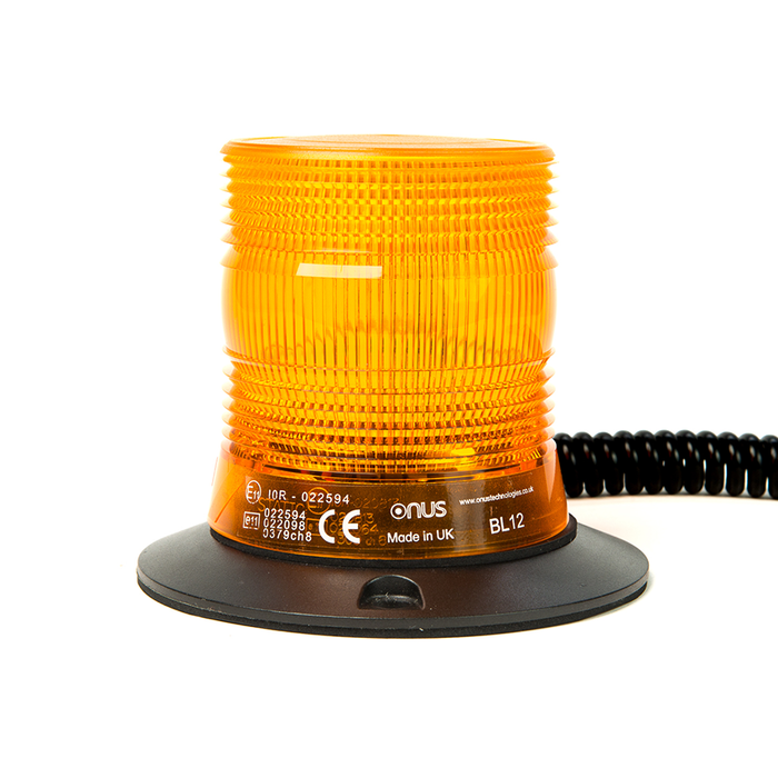 LAP Electrical Compact Xenon Magnetic Mount Flashing Beacon - Amber