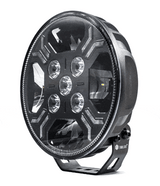 TRALERT® Ypsilon 9 LED Driving Light with Amber Warning Strobe – 7,800 Lumens, White/Amber Position Lights, 9–36V | WD-12078.1