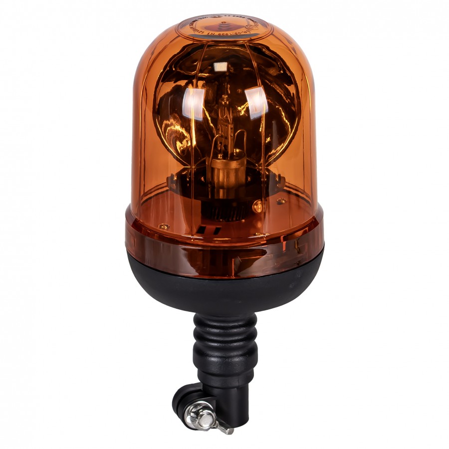 R65 AGRI Flexi DIN Pole Mount Halogen Rotating Flashing Beacon