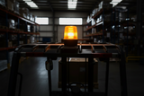 Forklift LED Safety Beacon – 10-110V Amber Warning Light, Twin Bolt Mount