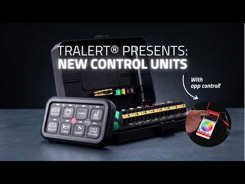 TRALERT® 4-PAD LED Lighting Switch Panel with Smartphone App Control – 4-Button, 12/24V, ECE R10