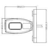 Truck LED Universal Short Flexible Rubber Stalk Mount LED Marker Lamp