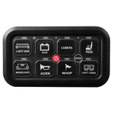 TRALERT® 8-PAD LED Lighting Switch Panel with Smartphone App Control – 8-Button RGB Controller, 12/24V, ECE R10