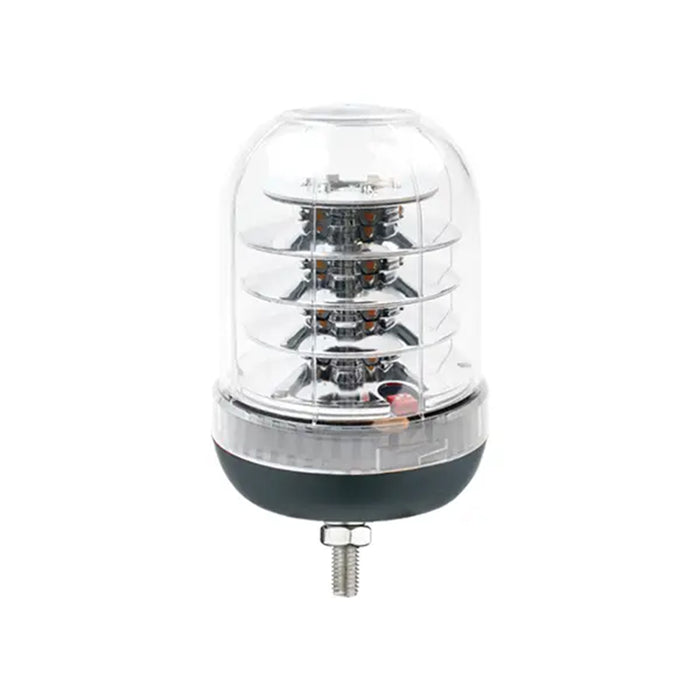 Durite Clear Lens R65 Approved LED Beacon Amber - Single Bolt