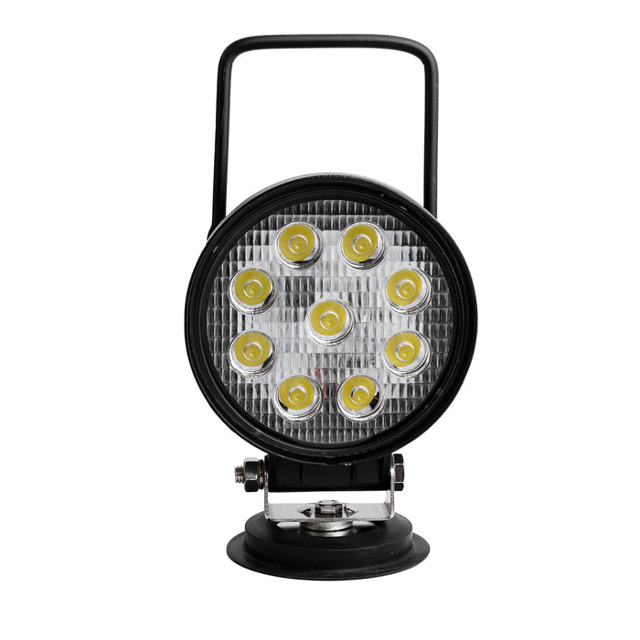 Lightbar UK 27W Round Magnetic LED Work Lamp