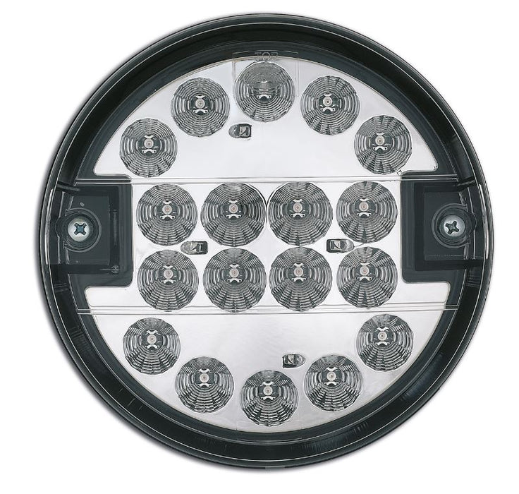 Venta Rear Light Venta Round Rear LED Combination Lamp (Clear Lens) — Lightbar UK Limited