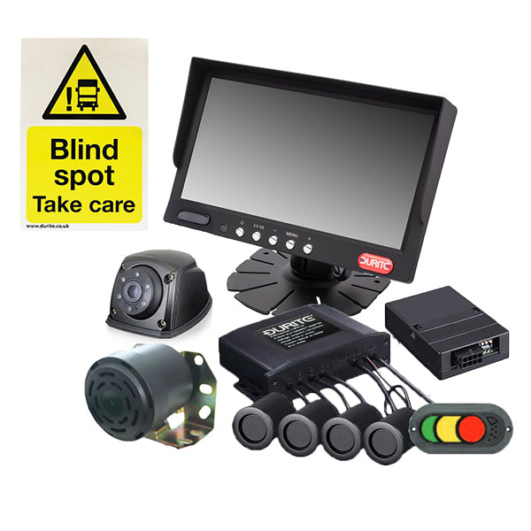 Durite DVS Safe System With Low Speed Trigger (TACHO) - 7" Monitor