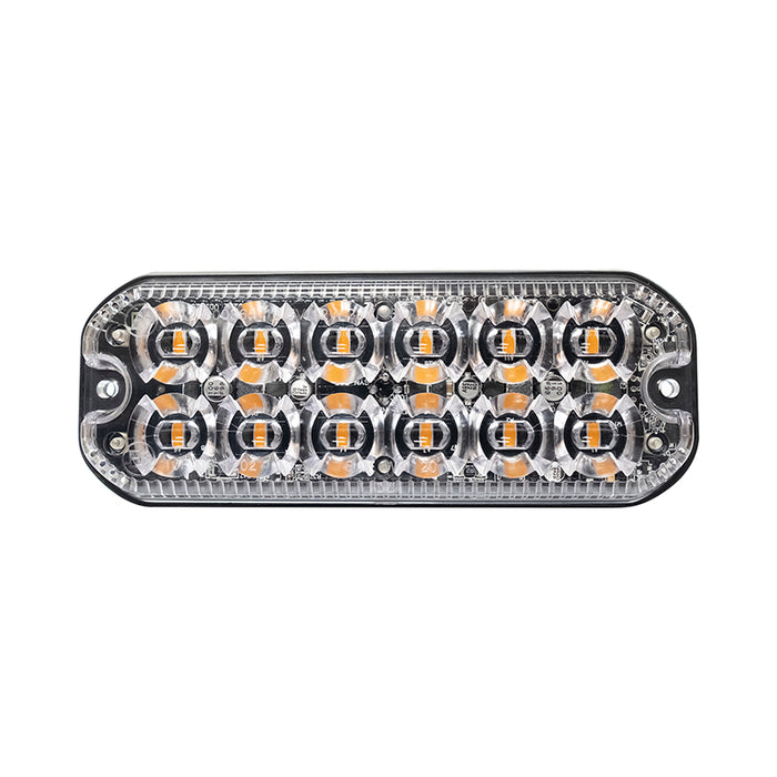 LED Autolamps HD Series 12 LED R65 Heavy-Duty Warning Lamp - Amber
