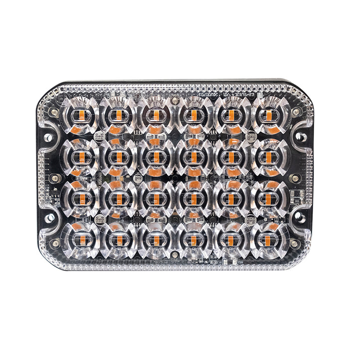 LED Autolamps HD Series 24 LED R65 Heavy-Duty Warning Lamp - Amber