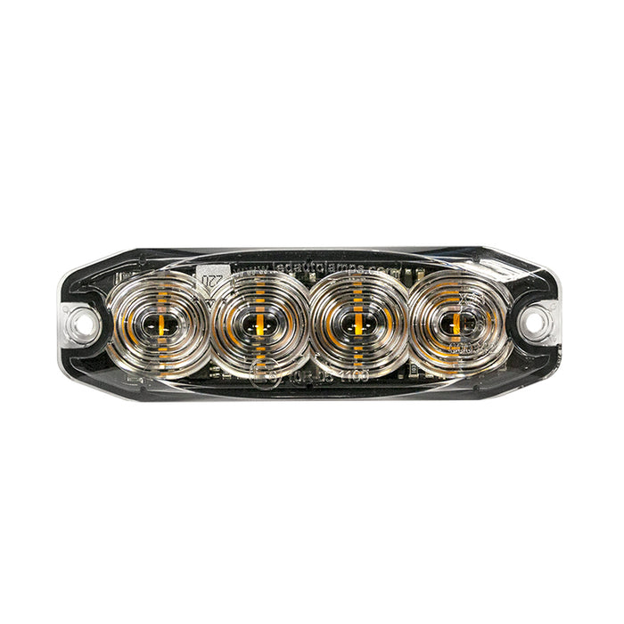 LED Autolamps ElectraQuip R65 Low-Profile 4-LED Warning Lamp