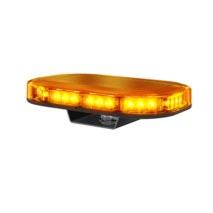 LED Autolamps MLB 246 Mini R65 Approved Compact LED Lightbar (Amber Lens) - Single Bolt