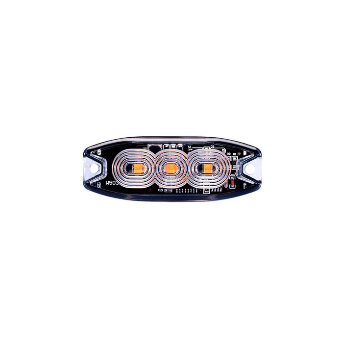 Slimline 3 LED Flashing Strobe Light Head