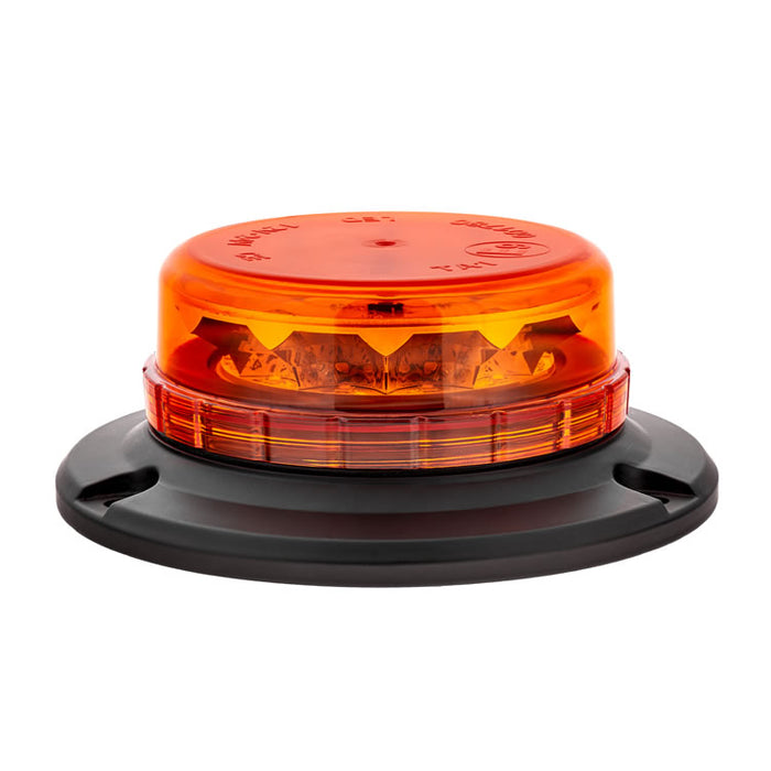 Lap Electrical Low Profile Three Bolt LED Flashing Beacon - Amber 12/24V LPB050A